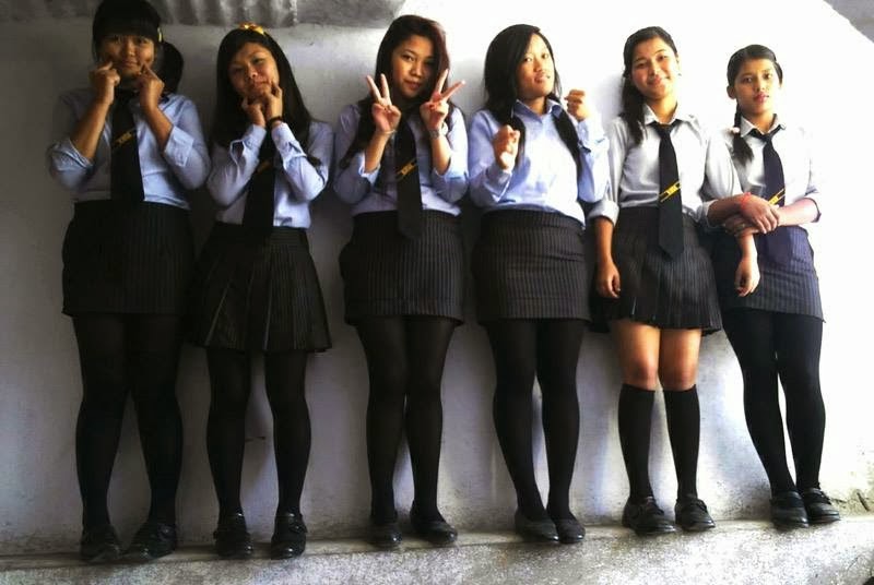 Tattoo schoolgirl group model